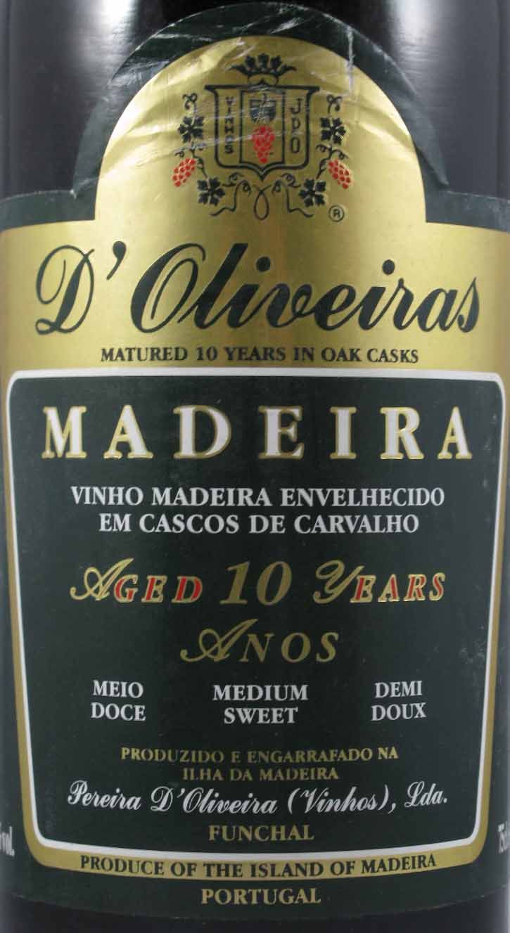 Madeira D'Oliveiras Medium Rich10 years
