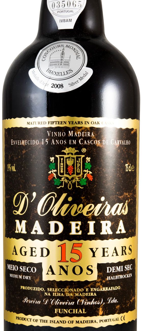 Madeira D'Oliveiras Meio Seco 15 anos