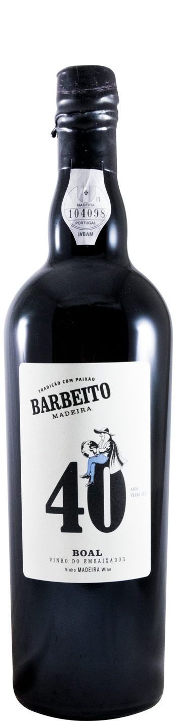 Madeira Barbeito Vinha do Embaixador Boal 40 anos