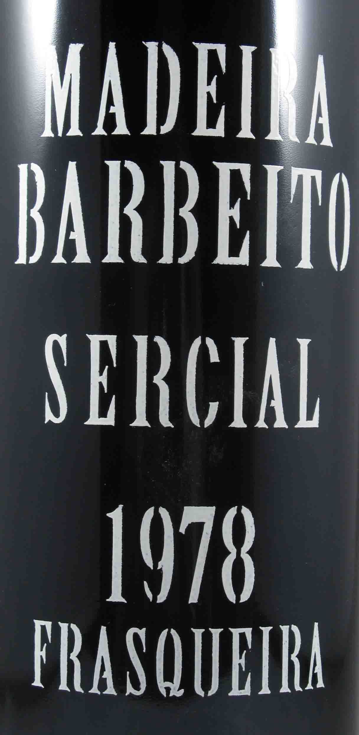1978 Madeira Barbeito Sercial Frasqueira