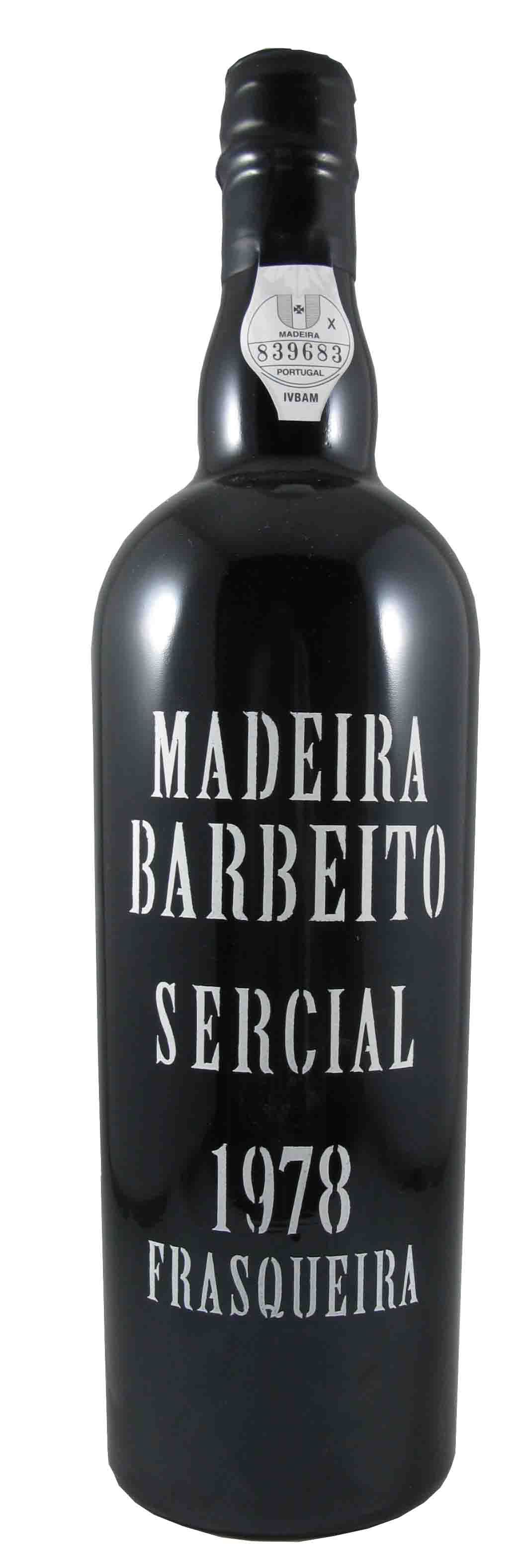 1978 Madeira Barbeito Sercial Frasqueira