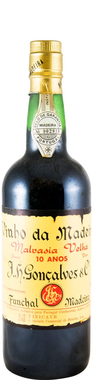 Madeira J.H.Gonçalves Malvazia Velha 10 years