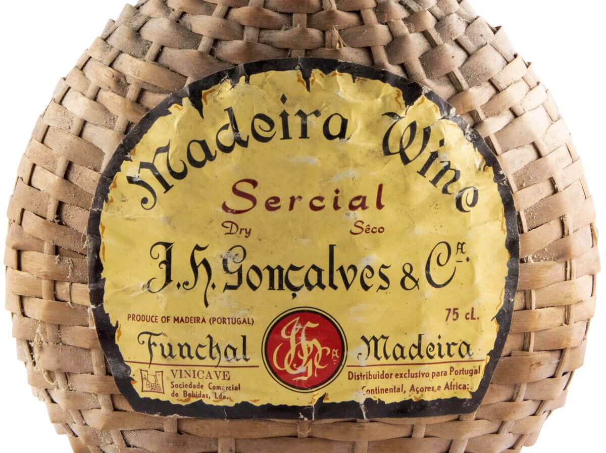 Madeira J.H.Gonçalves Sercial (cantil empalhado)