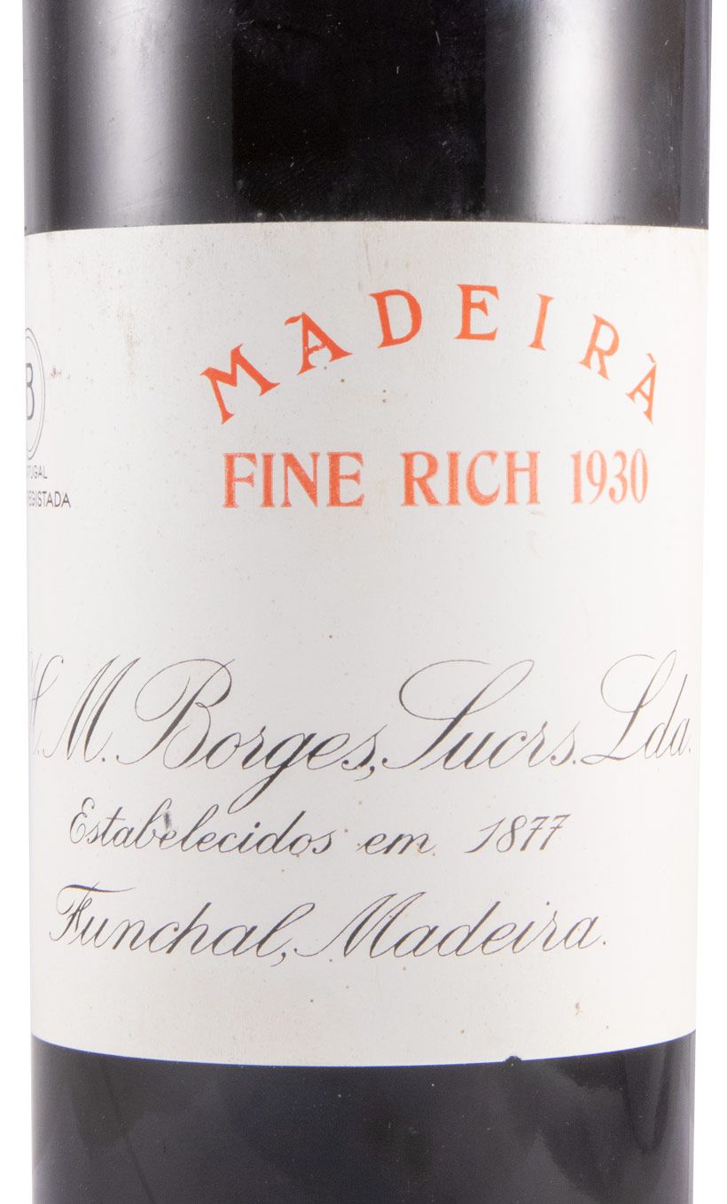 1930 Madeira H. M. Borges Fine Rich
