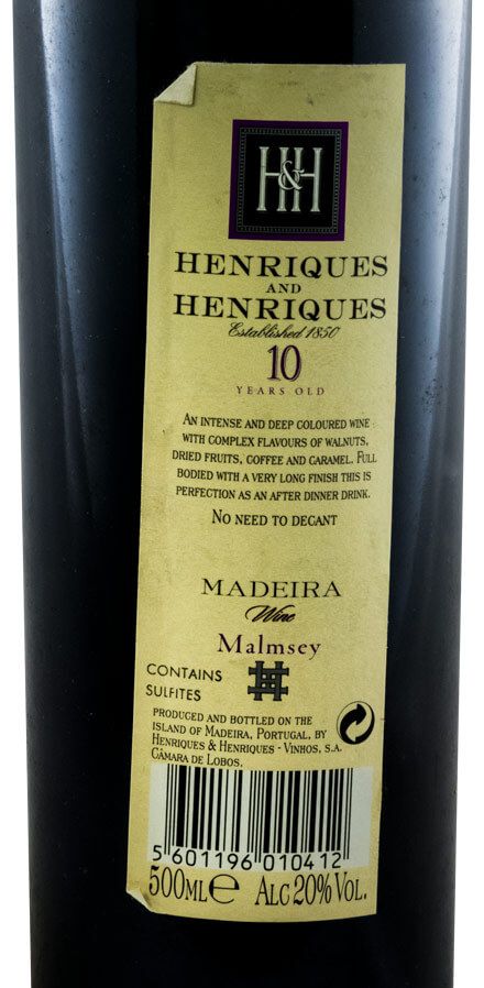 Madeira Henriques & Henriques Malmsey 10 anos 50cl