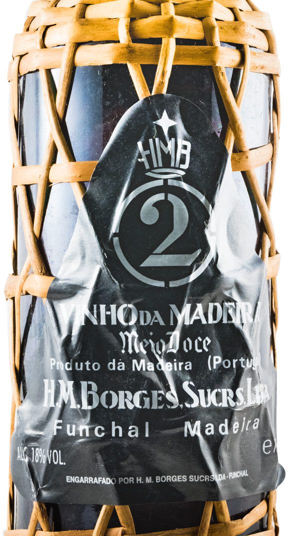 Madeira H. M. Borges N.º 2 Medium Rich (wicker bottle)