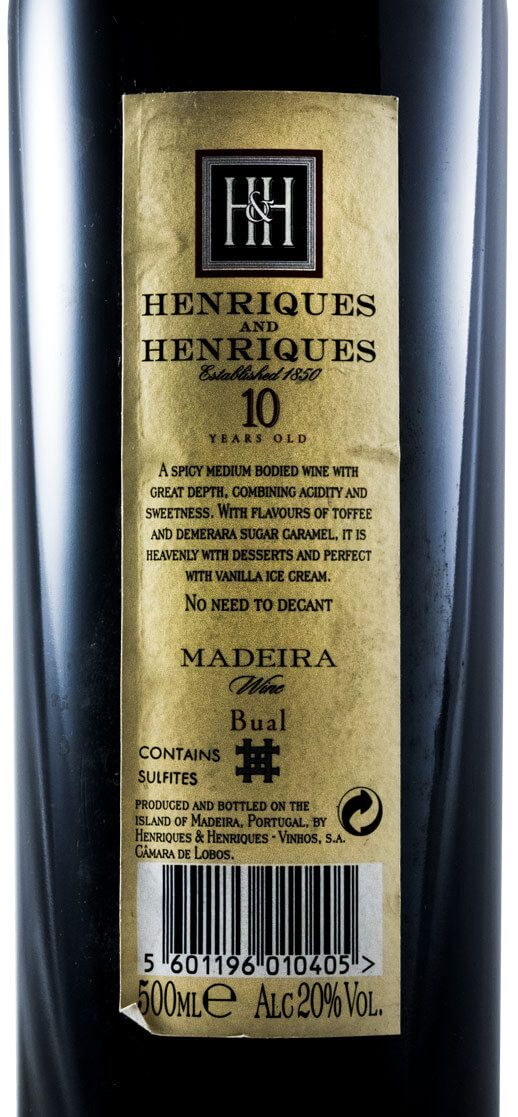 Madeira Henriques & Henriques Bual 10 anos 50cl