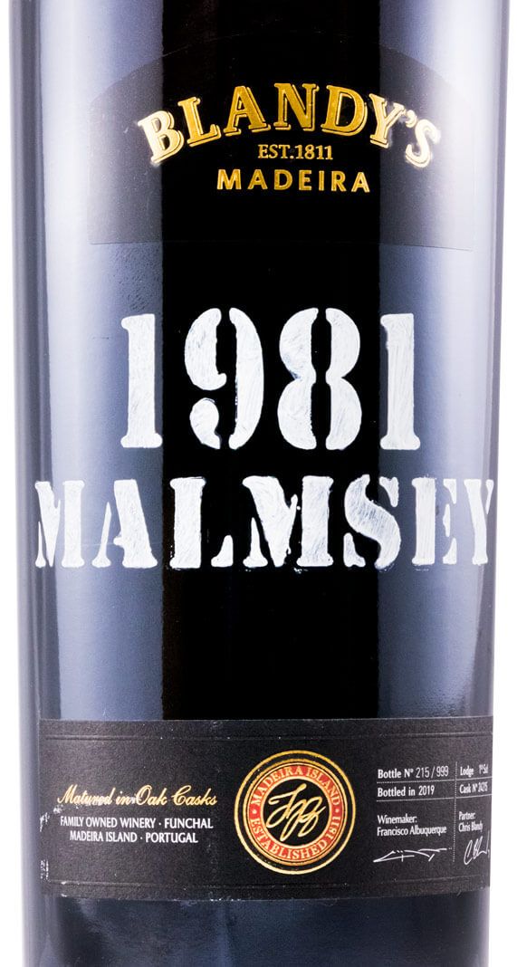 1981 Madeira Blandy's Malmsey Vintage