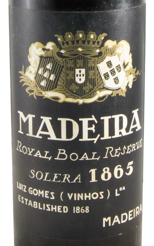 ルイス・ゴメス・ダ・コンセイサウン・ボアルリザーブ・マデイラ 1865年