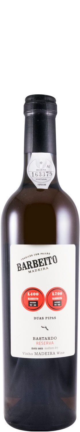 Madeira Barbeito Duas Pipas Bastardo Reserva 50cl