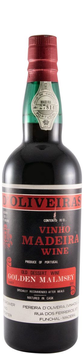 Madeira D'Oliveiras Doce Golden Malmsey