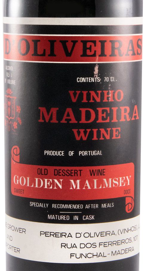 Madeira D'Oliveiras Doce Golden Malmsey