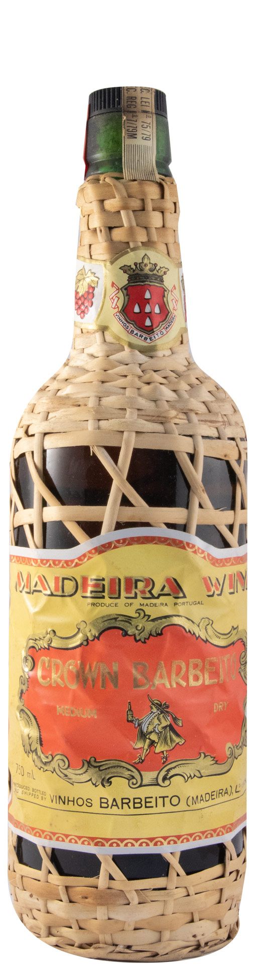 Madeira Barbeito Crown Medium Dry (garrafa empalhada)