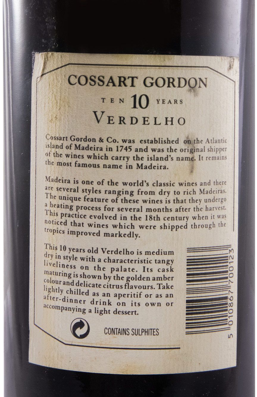 Madeira Cossart Gordon Verdelho 15 years