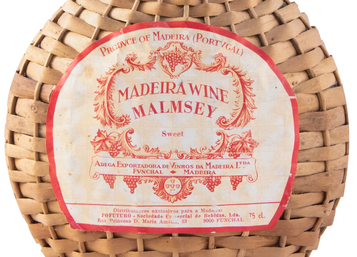 Madeira Adega Exportadora dos Vinhos da Madeira Malmsey (wicker flask)