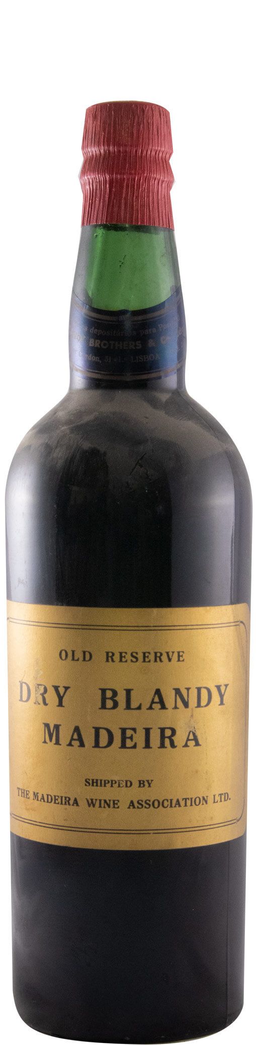 Madeira Blandy's Old Reserve Dry (rótulo dourado)