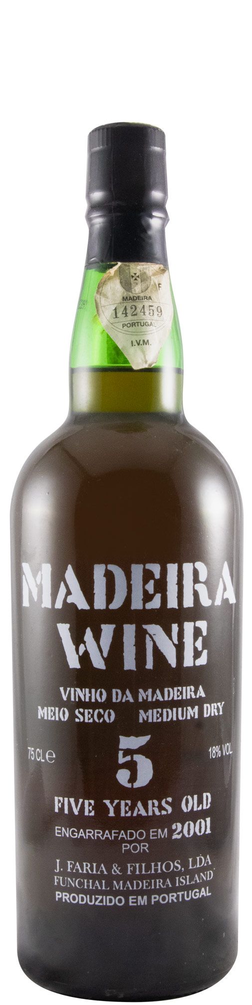 Madeira J. Faria & Filhos Meio Seco 5 anos