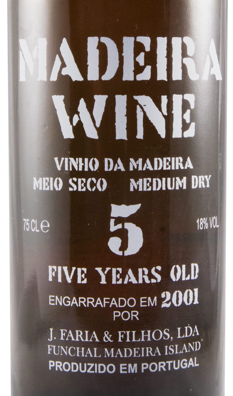 Madeira J. Faria & Filhos Meio Seco 5 anos