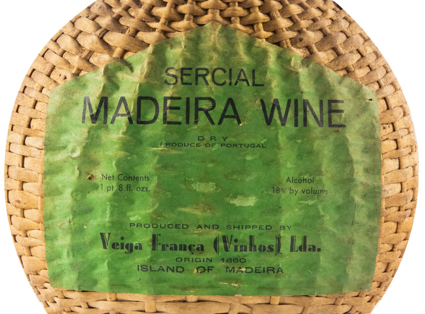 Madeira Veiga França Sercial (wicker flask)