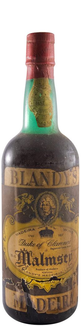 Madeira Blandy's Duke of Clarence Malmsey Doce (rótulo antigo)