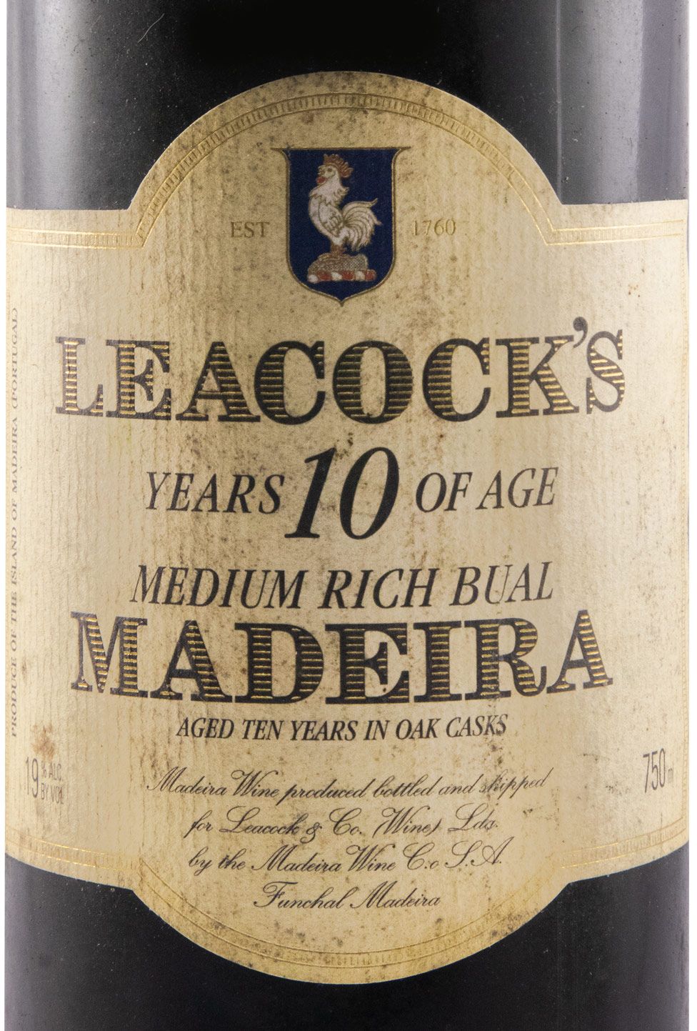 Madeira Leacock's Bual 10 anos