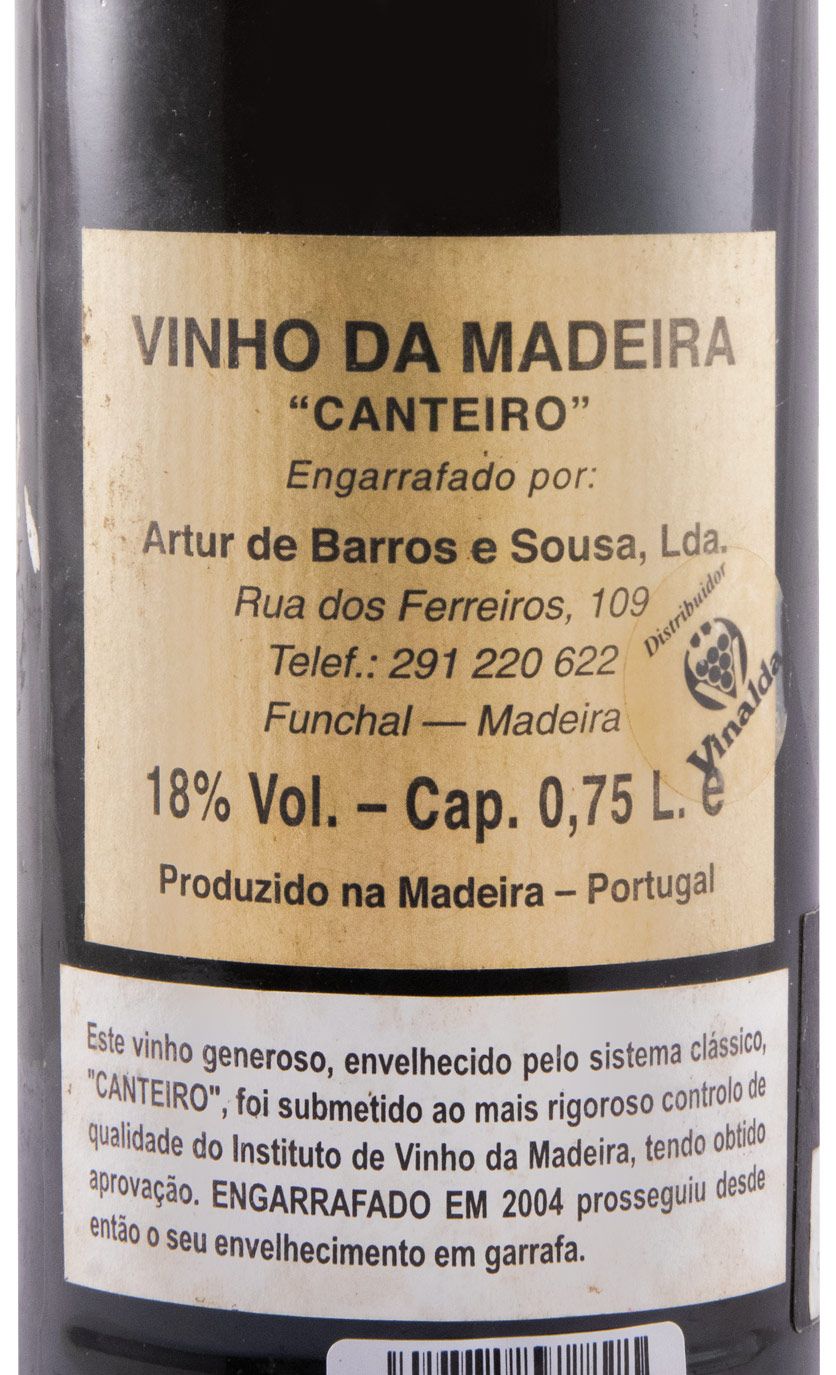 Madeira Artur Barros e Sousa Reserva Velha Canteiro