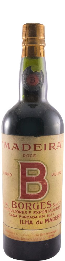 Madeira H. M. Borges B Doce Vinho Velho