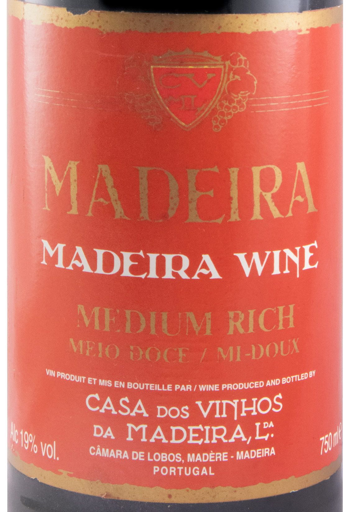 Madeira Casa dos Vinhos da Madeira Câmara de Lobos Medium Rich