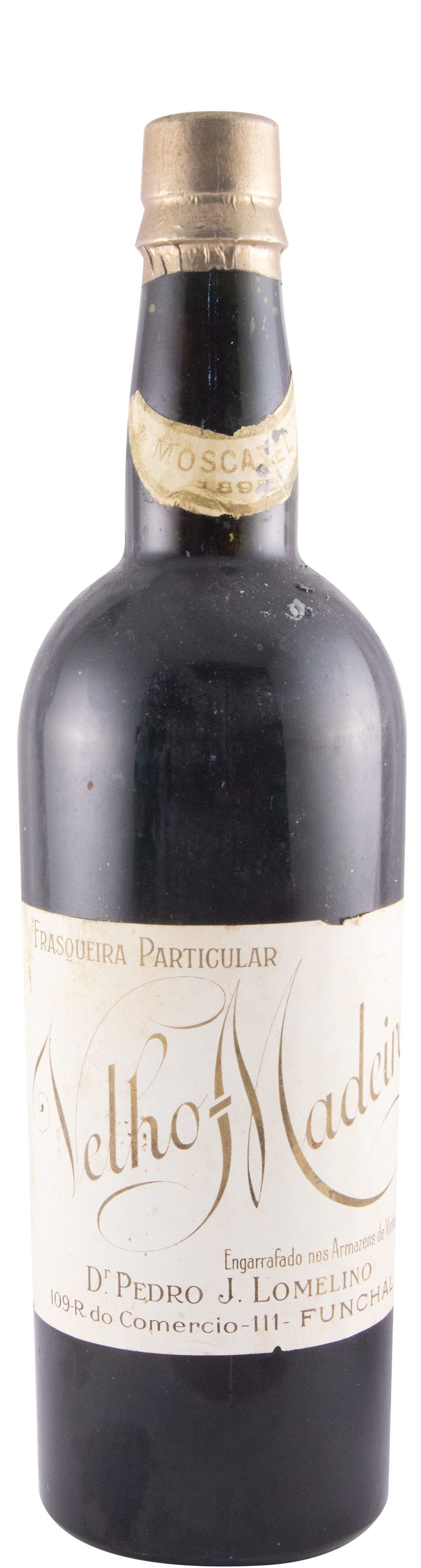 1895 Madeira Artur de Barros e Sousa Moscatel Frasqueira Particular JP Lomelino