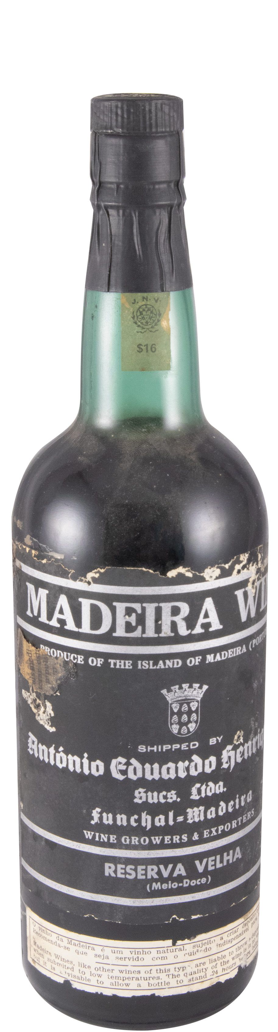Madeira António Eduardo Henriques Reserva Velha Medium Rich