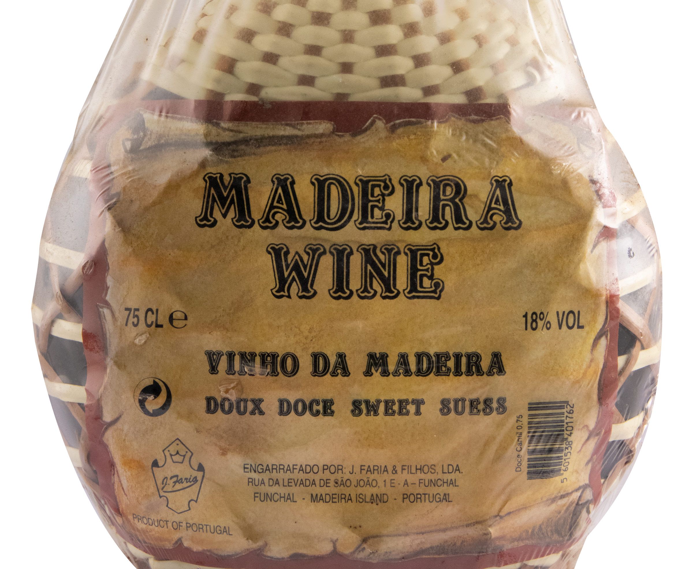 Madeira J.Faria & Filhos Doce (cantil empalhado)