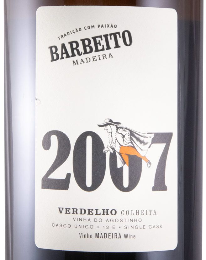 2007 Madeira Barbeito Vinha do Agostinho Verdelho 3L