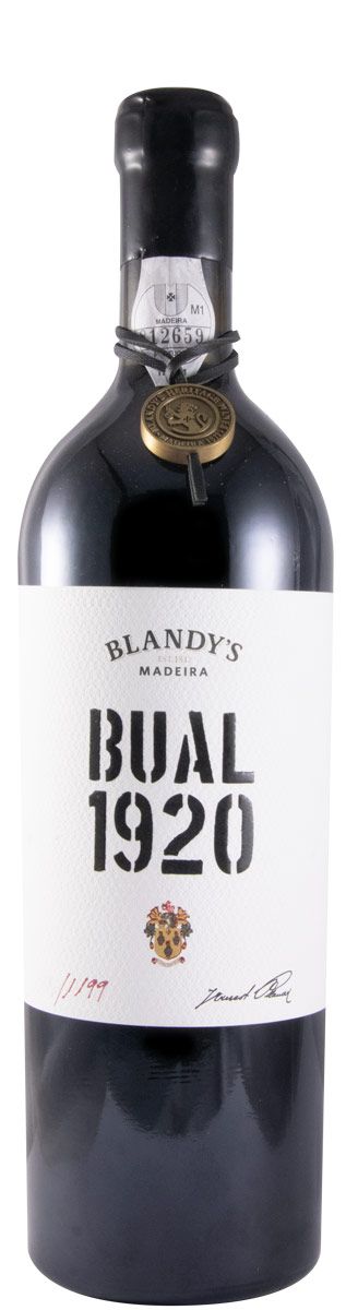 1920 Madeira Blandy's Bual (bottled in 2020)
