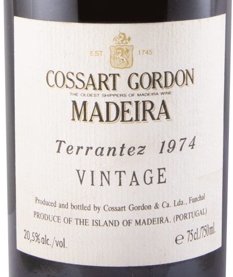 1974 Madeira Cossart Gordon Terrantez