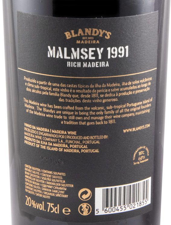 1991 Madeira Blandy's Malmsey