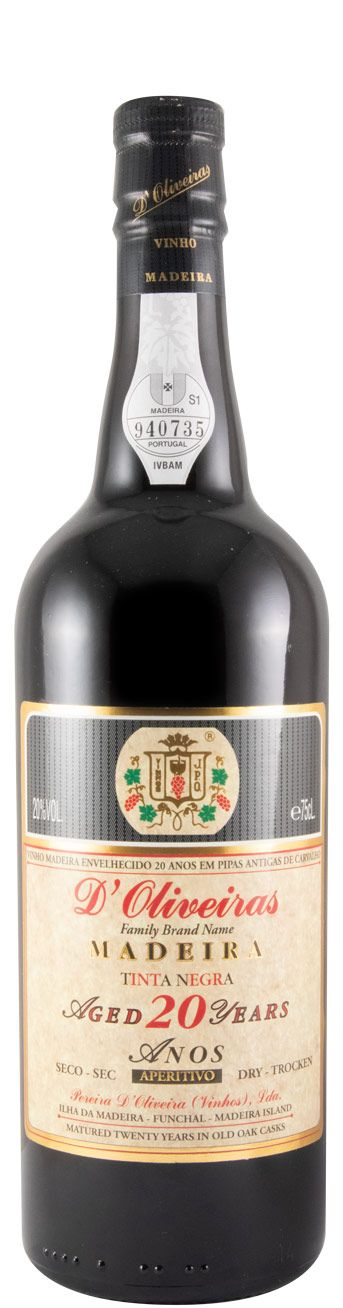 Madeira D'Oliveiras Tinta Negra Dry 20 years