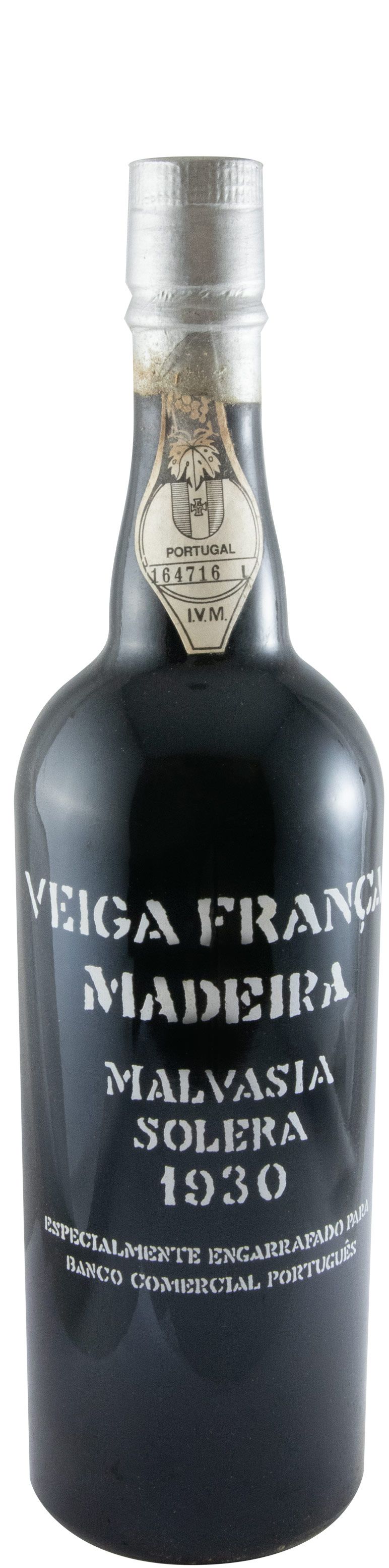 1930 Madeira Veiga França Edição BCP Malvasia Solera