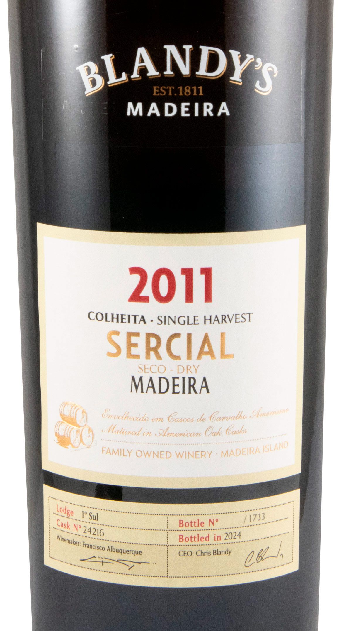 2011 Madeira Blandy's Sercial