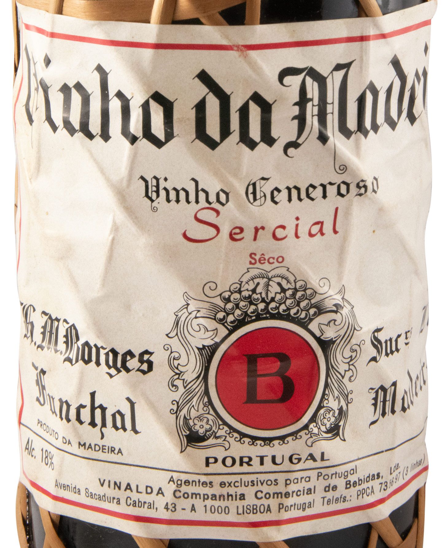 Madeira H. M. Borges Sercial Dry (wicker bottle)