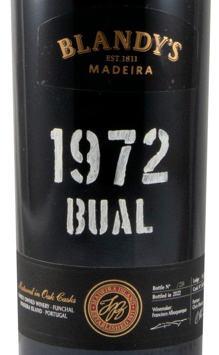 1972 Madeira Blandy's Bual 37,5cl