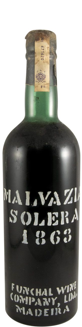 1863 Madeira Funchal Wine Company Malvazia Solera