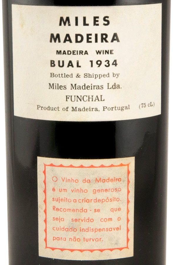 1934 Madeira Miles Bual