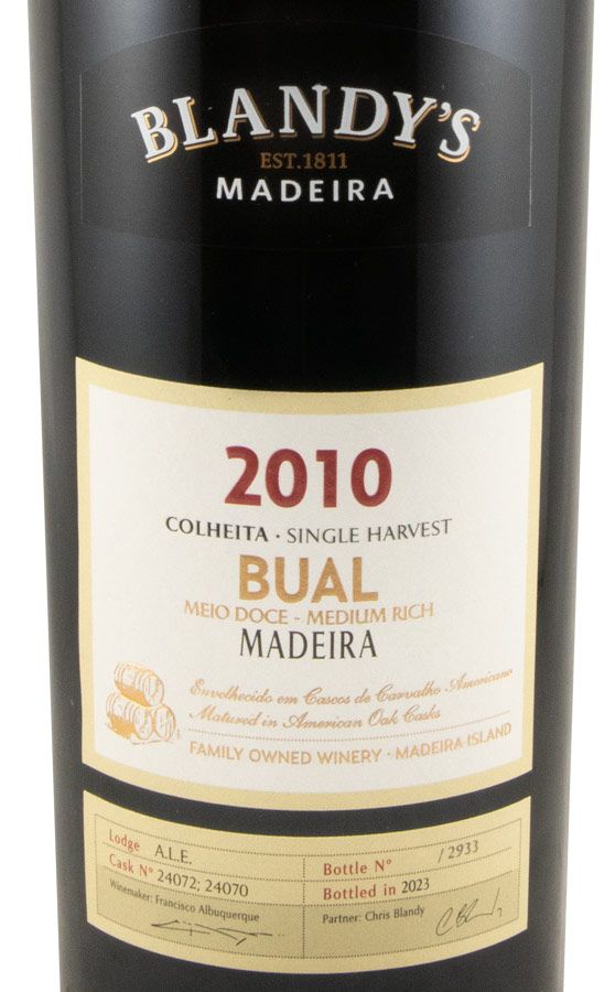 2010 Madeira Blandy's Bual