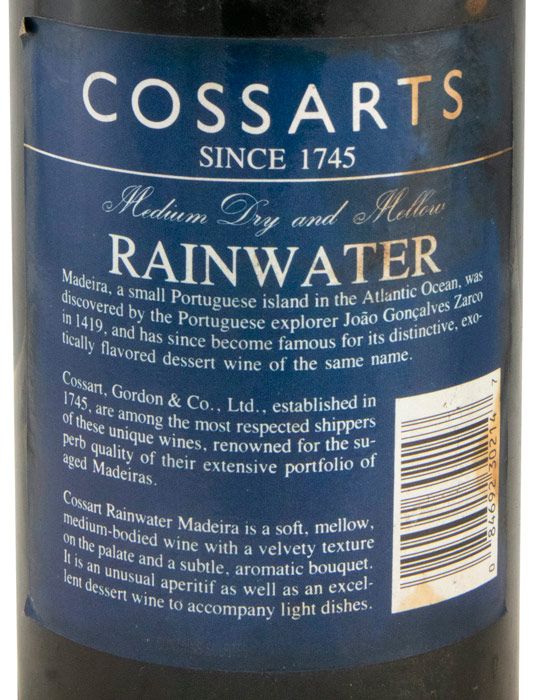 Madeira Cossart Gordon Rainwater
