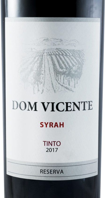 2017 Dom Vicente Syrah Reserva tinto