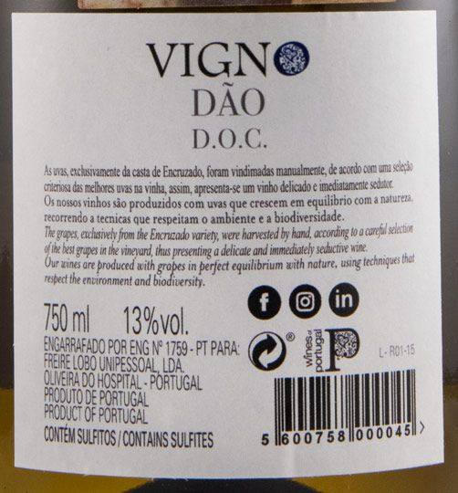 2018 Freire Lobo Vigno Encruzado branco