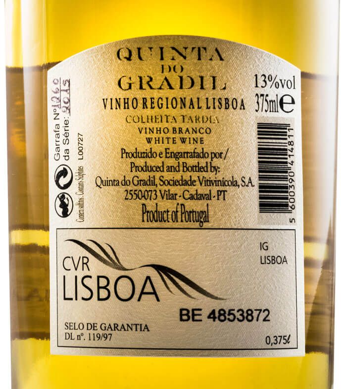 2015 Quinta do Gradil Colheita Tardia branco