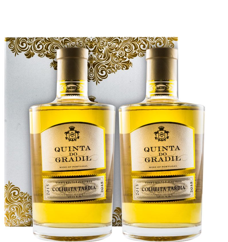 Conjunto 2015 Quinta do Gradil Late Harvest white 2x37.5cl