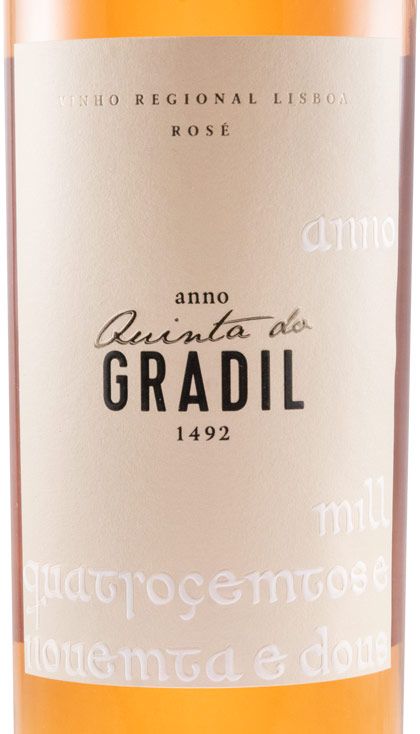 2019 Quinta do Gradil 1492 Syrah & Touriga Nacional rosé
