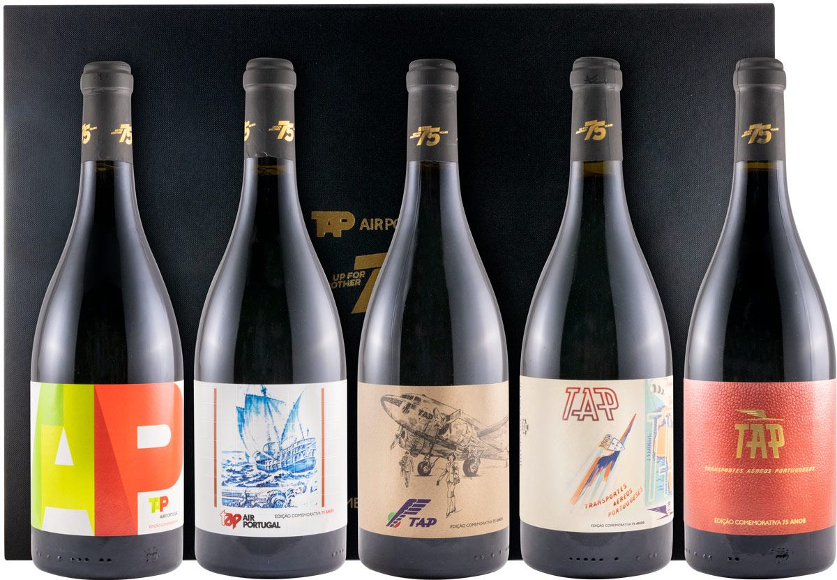 Set Quinta do Gradil Edição Comemorativa 75 Anos TAP red 5x75cl